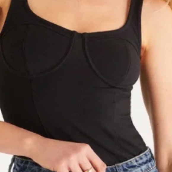 Black "Z Supply" Bustier Tank - Picture 8 of 8